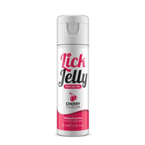Оральний лубрикант на водній основі зі смаком вишні Intimateline Lick Jelly Oral Sex Gel 50 мл
