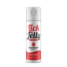 Оральний лубрикант на водній основі зі смаком полуниці Intimateline Lick Jelly Oral Sex Gel 50мл