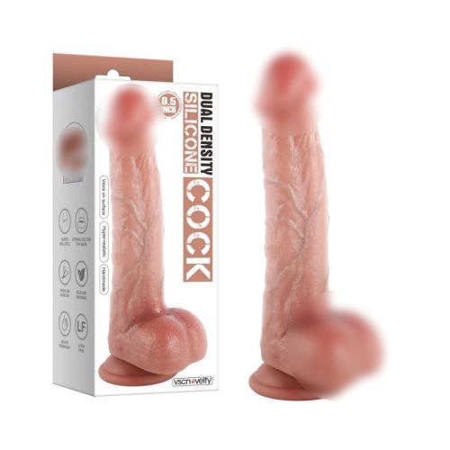 Фаллоимитатор реалистичный на присоске силиконовый телесного цвета Vscnovelty Nature Feel Фаллоимитатор реалистичный на присоске силиконовый телесного цвета Vscnovelty Nature Feel