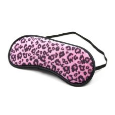 Маска на глаза БДСМ леопардово розового цвета Vscnovelty Blindfolds