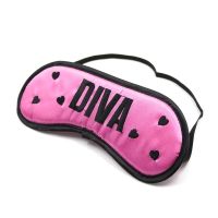 Маска на очі з написом Diva БДСМ рожевого кольору Vscnovelty Blindfolds