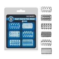 Набор эрекционных колец силиконовых прозрачного цвета Vscnovelty 6 штук