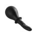 Анальный душ силиконовый черного цвета Vscnovelty Squeezer-X 280 мл