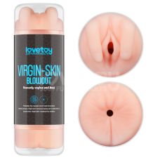 Мастурбатор двухсторонний Анус и Вагина телесного цвета Lovetoy