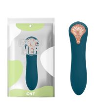 Мини вибратор для стимуляции клитора зеленого цвета Cnt Mini Shell Pattern