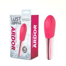 Кліторальний стимулятор рожевого кольору Chisa Lust Ripple Ardor