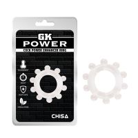  Эрекционное кольцо для члена прозрачного цвета Chisa Cock Power 