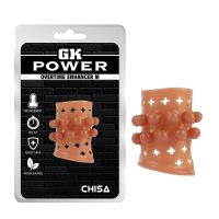 Ерекційне кільце для члена тілесного кольору Chisa Overtime Enhancer розмір M