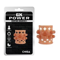 Ерекційне кільце для члена тілесного кольору Chisa Overtime Enhancer розмір S