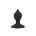 Анальний корок на присосці чорного кольору Chisa Mont Anal Control Plug