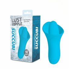 Клиторальный вибратор голубого цвета Chisa Lust Ripple Succubi