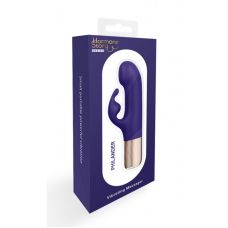 Вибратор реалистичный вагинальный и для точки G с отростком для клитора фиолетового цвета Cnt Philander