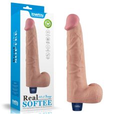 Вибратор реалистичный телесного цвета Lovetoy Real Softee Rechargeable