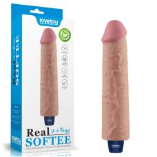 Вібратор реалістичний тілесного кольору Lovetoy Real Softee Rechargeable