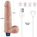 Вібратор реалістичний тілесного кольору Lovetoy Real Softee Rechargeable