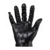 Силиконовые мультитекстурные перчатки для фистинга черные Ohyeah Masturbate Gloves