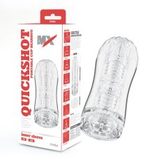 Мастурбатор для мужчин прозрачного цвета Chisa MX Quickshot Portable Cup Bearhug