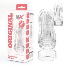 Мастурбатор для чоловіків прозорого кольору Chisa MX Original Portable Lewd Cup