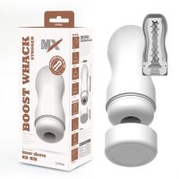 Мастурбатор для чоловіків білого кольору Chisa Boost whack stroker