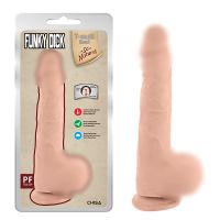 Фалоімітатор реалістичний на присосці тілесного кольору Chisa Funky Dick