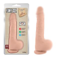 Фалоімітатор реалістичний на присосці тілесного кольору Chisa Funky Dick