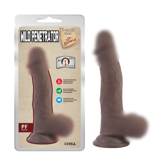 Фалоімітатор реалістичний на присосці коричневого кольору Chisa Wild Penetrator Фалоімітатор реалістичний на присосці коричневого кольору Chisa Wild Penetrator