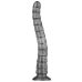 Величезний вібратор ребристий на сріблястому присосці Lovetoy King Sized Vibrating Vibrax Slider Величезний вібратор ребристий на сріблястому присосці Lovetoy King Sized Vibrating Vibrax Slider
