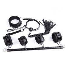 Набор девайсов для БДСМ игр черного цвета Bdsm4u 6 предметов