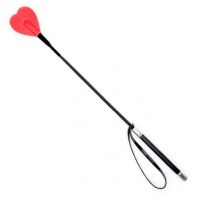 Пляска у формі серця червоно чорного кольору Bdsm4u Whips