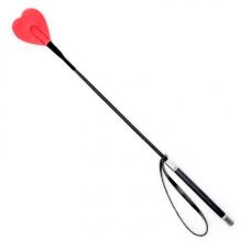 Пляска у формі серця червоно чорного кольору Bdsm4u Whips