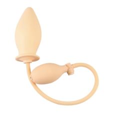 Надувна розширювальна анальна пробка тілесна Bdsm4u Pump and Play