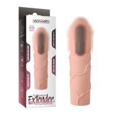 Вибронасадка на член реалистичная телесного цвета Vscnovelty Fantastic Vibrating Penis Extenders