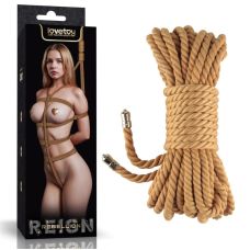 Мотузка для зв'язування бежева Lovetoy Rebellion Reign