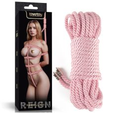 Мотузка для зв'язування рожева Lovetoy Rebellion Reign