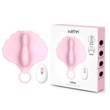 Клиторальный вибратор ракушка с пультом управления розовый Winyi Vibrator Pad Grinding Rideable