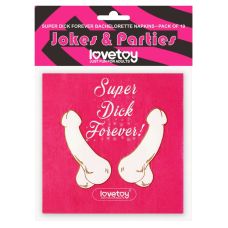 Бумажные стаканчики для девичника Lovetoy Super Dick Forever 10 штук