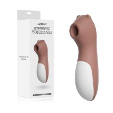 Вакуумний кліторальний стимулятор у формі ведмедика коричневого кольору Lustoy Suction