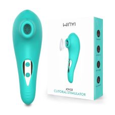 Вакуумний стимулятор для ссання клітора та сосків бірюзового кольору Winyi WY0547 JOYCE