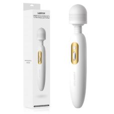 Вібратор у формі мікрофона білий Lustoy Classic Wand Massager Vibrator