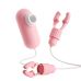 Зажимы для сосков с вибрацией с вакуумным клиторальным стимулятором розового цвета Lusoty 