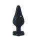 Анальная пробка черного цвета Lustoy 