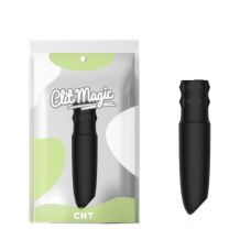 Міні вібратор під виглядом губної помади для стимуляції клітора чорного кольору Cnt Lip Balm