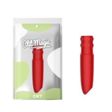 Міні вібратор під виглядом губної помади для стимуляції клітора червоного кольору Cnt Lip Balm