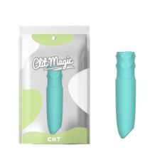 Міні вібратор під виглядом губної помади для стимуляції клітора блакитного кольору Cnt Lip Balm