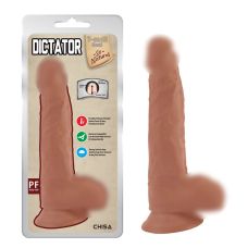 Фалоімітатор реалістичний на присосці бежевого кольору Chisa T-Skin Real Dictator