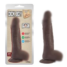 Фалоімітатор реалістичний на присосці коричневого кольору Chisa Dick Boy