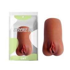 Мастурбатор Вагина коричневого цвета Cnt Play Girl