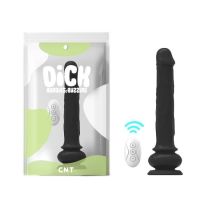 Вібратор реалістичний на присосці з пультом керування Cnt Waving Dick Vibe