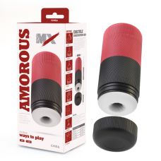 Мастурбатор в колбе для мужчин белого цвета Chisa Amorous