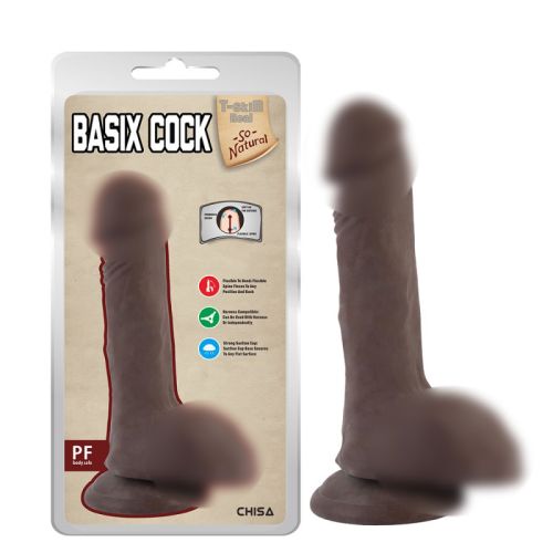 Фалоімітатор реалістичний на присосці коричневого кольору Chisa T-Skill Real Basix Cock Фалоімітатор реалістичний на присосці коричневого кольору Chisa T-Skill Real Basix Cock